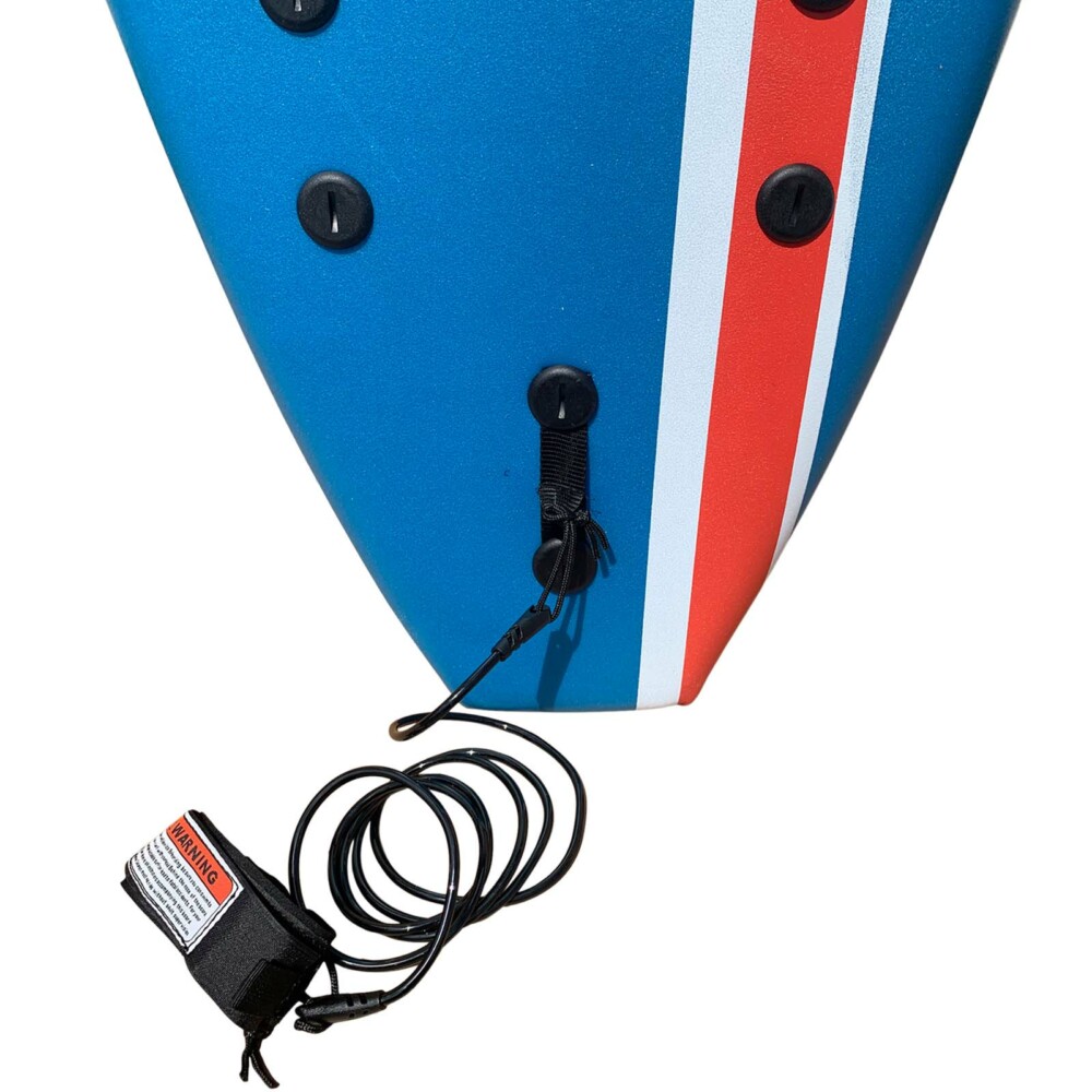 8ft-Australian-Board-Co-Pulse-Soft-Foamie-Learner-Surfboard-LEASH.