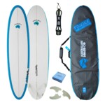 6ft Razor Surfboard Shortboard - Package Includes Bag, Fins, Wax & Leash