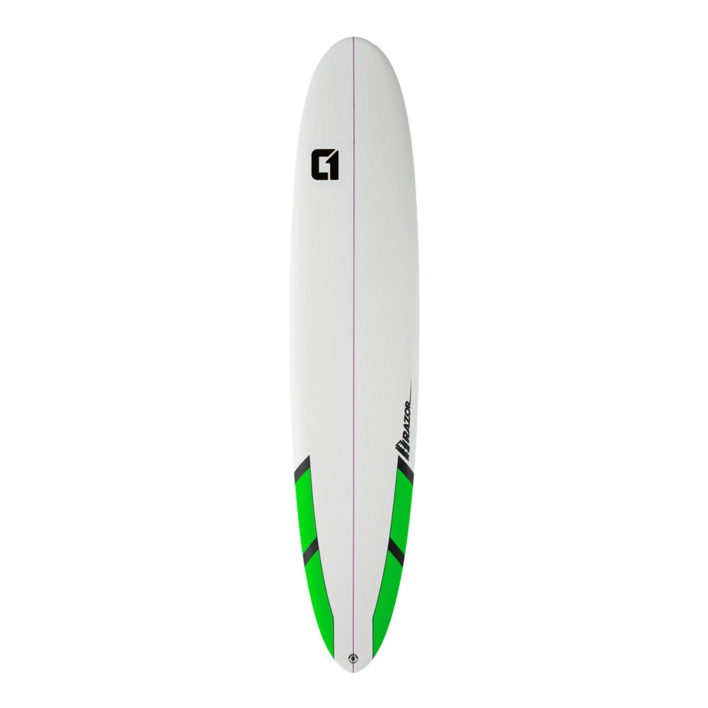 Longboard Surfboard - 9ft Razor Round Tail Longboard Surfboard - Matt Finish