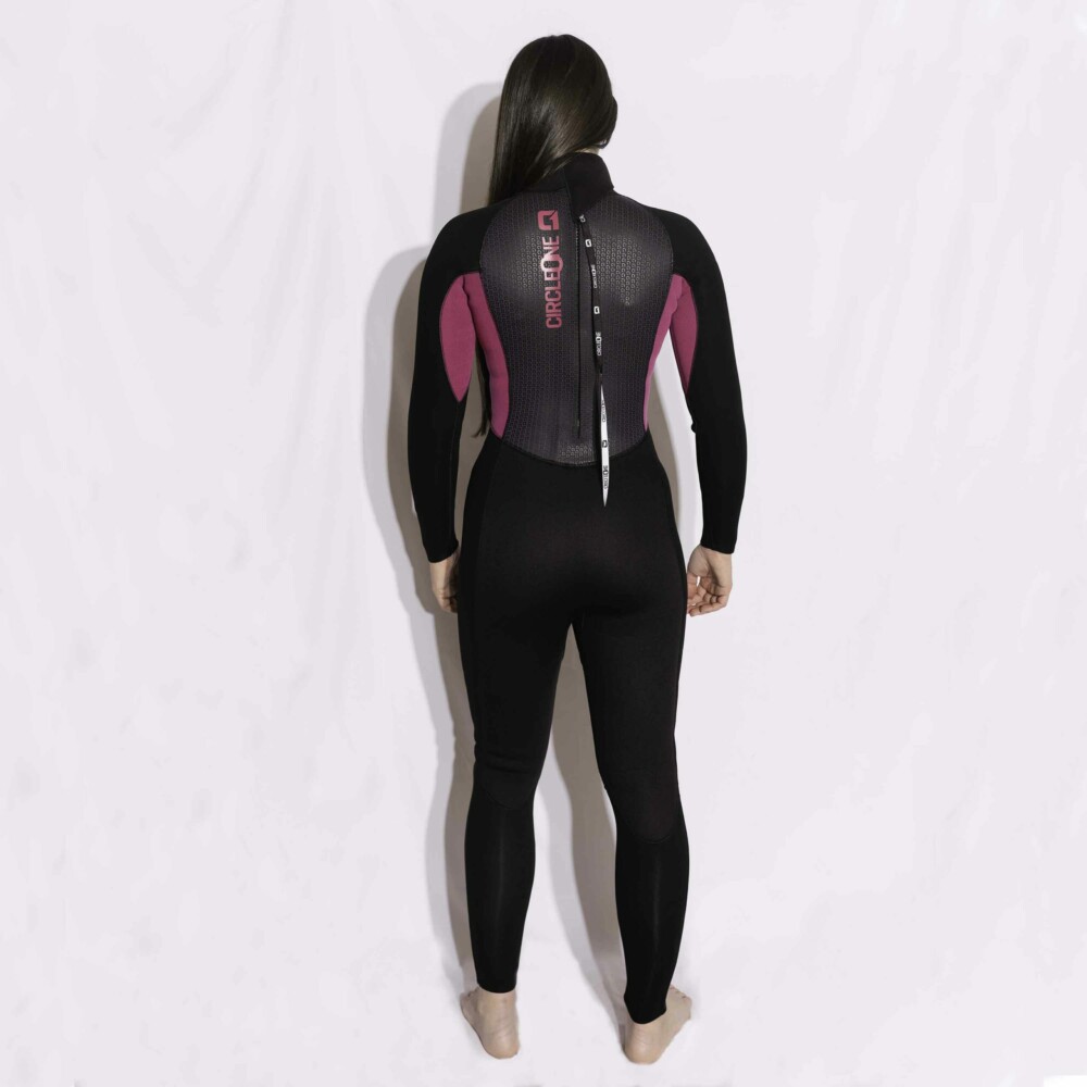 Womens-Winter-Wetsuit-5/4mm-GBS-FAZE-Full-Length-BACK